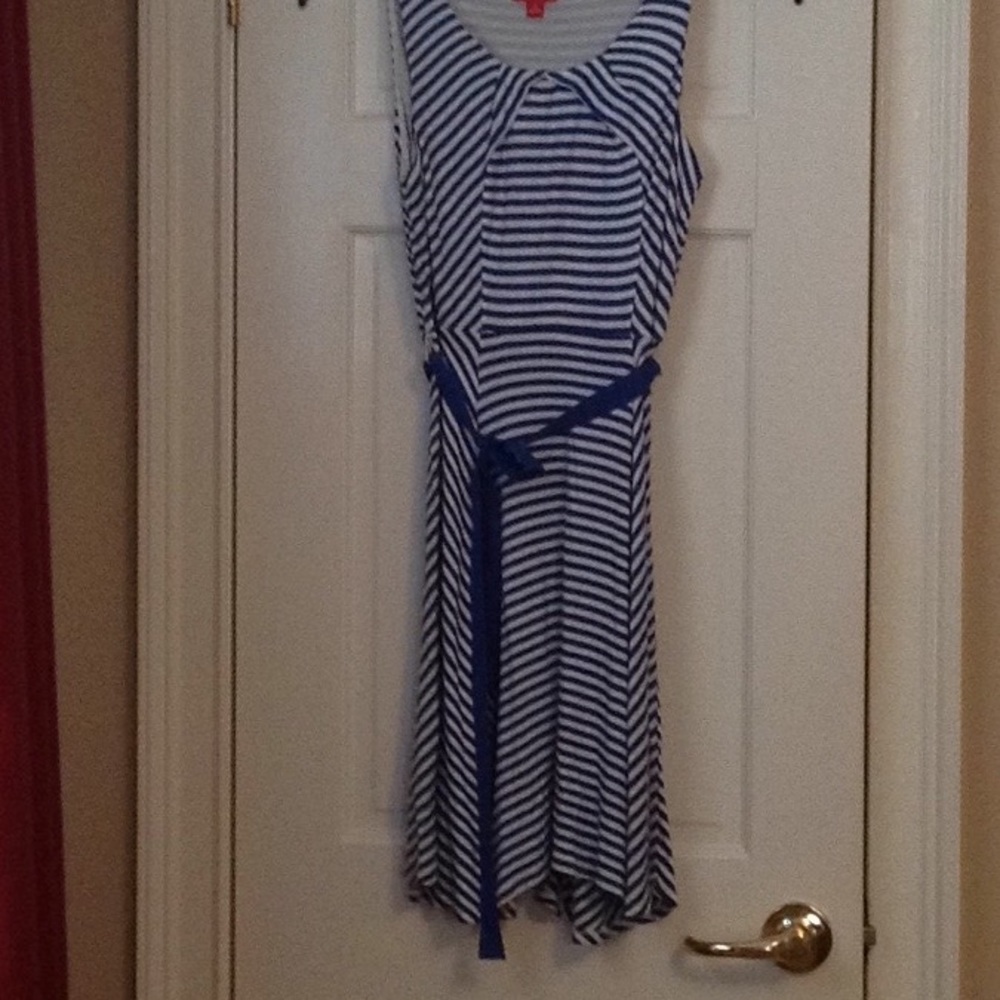 ❤️ Blue/white striped dress